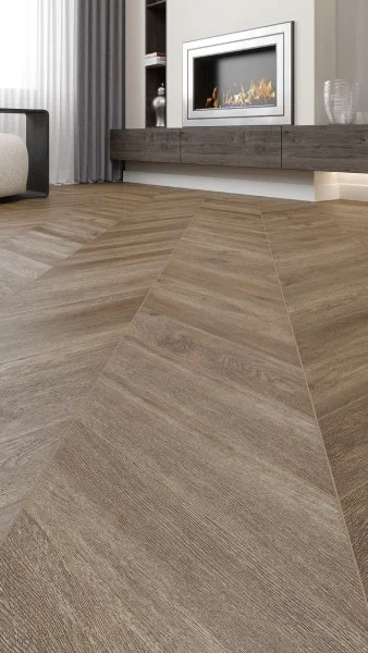 Кварц-виниловая плитка Alpine Floor Chevron Макадамия ECO 20-5 (2,5 мм. 43 класс) в Омске