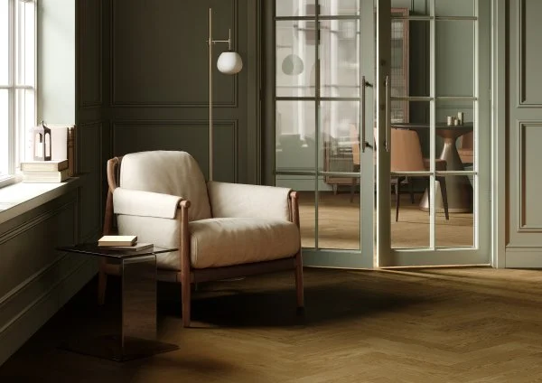 Паркетная доска Quartz Parquet Штучный паркет Дуб Кедровый Латте 44-1258-59 в Омске