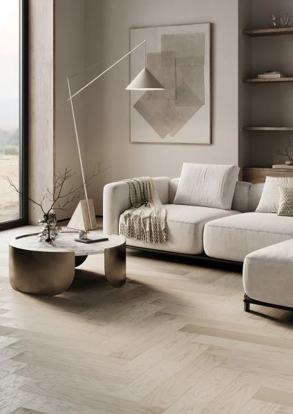 Паркетная доска Quartz Parquet Английская Ёлка Дуб Песочный 33-408 в Омске