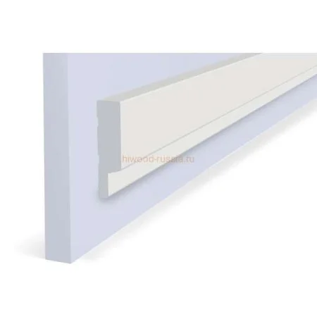 Финишный молдинг LF124A NP правый белый (42х12х2700мм) в Омске