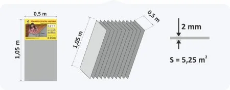 Подложка Солид 3мм листовая серая (5,25м2) в Омске