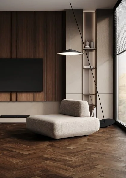 Паркетная доска Quartz Parquet Штучный паркет Орех Американский 44-400-29 в Омске