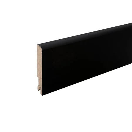 Плинтус MDF Bonkeel 24032 Чёрный Софт (100х16х2400 мм) в Омске