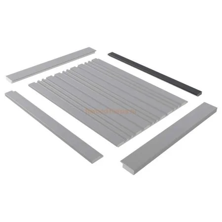 Финишный молдинг LF124B GR3 левый декорированный (31х12х2700мм) в Омске