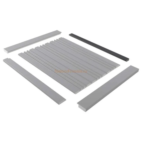 Финишный молдинг LF124B GR3 левый декорированный (31х12х2700мм) в Омске