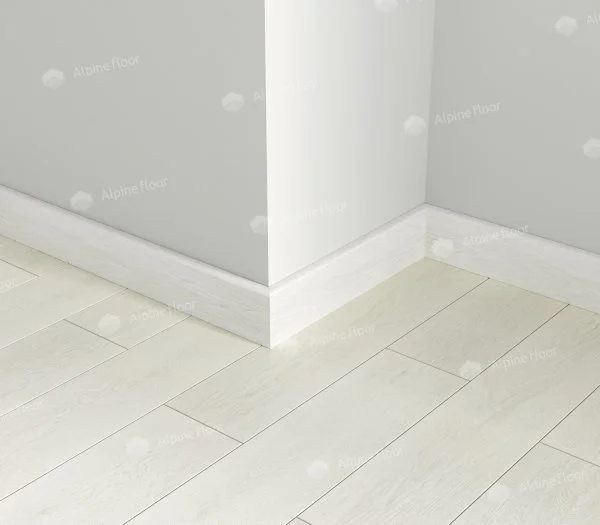 Кварцевый плинтус Alpine Floor Parquet Light 13-0 Белый в Омске