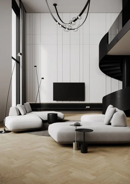 Паркетная доска Quartz Parquet Штучный паркет Дуб Бисквитный 44-1258-07 в Омске