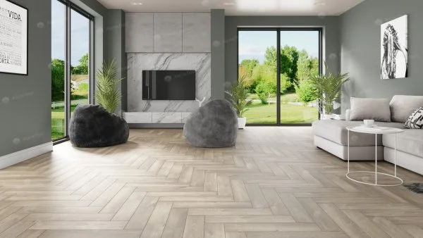 Кварц-виниловая плитка Alpine Floor Parquet Дуб Натуральный Отбеленный ЕСО 16-5 2.5 мм. 43 класс в Омске