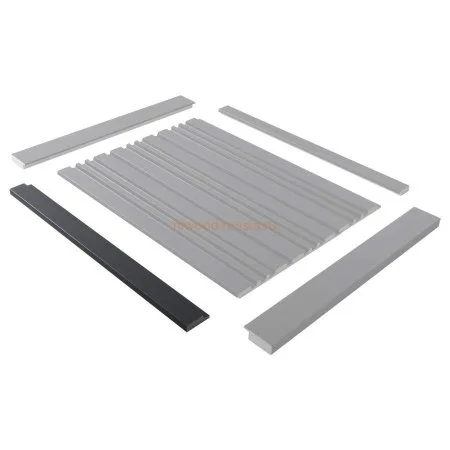 Финишный молдинг LF124A GR3 правый декорированный (42х12х2700мм) в Омске