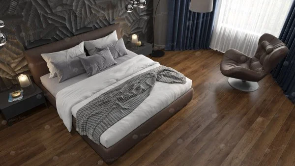 Кварц-виниловая плитка Alpine Floor Premium XL Дуб Шоколадный ЕСО 7-18, 8 мм. 43 класс в Омске