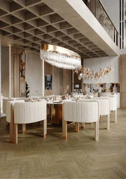 Паркетная доска Quartz Parquet Штучный паркет Дуб Конго 44-1258-54 в Омске