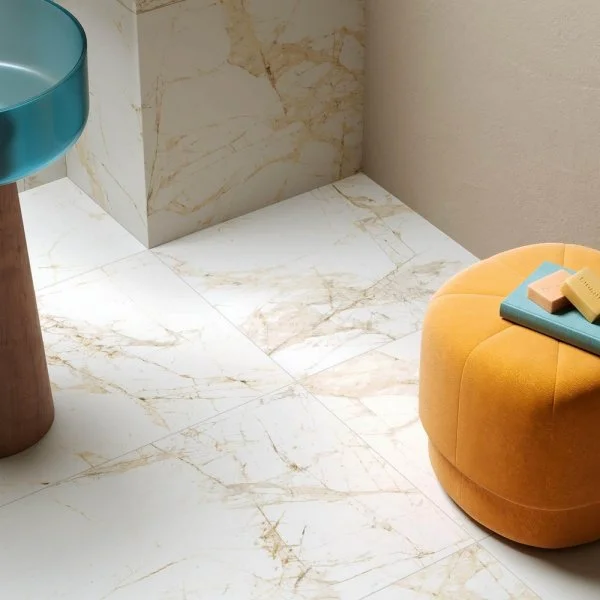 Керамогранит Coliseum Канова Уайт 60х120 (Натуральный и Реттифицированный) в Омске