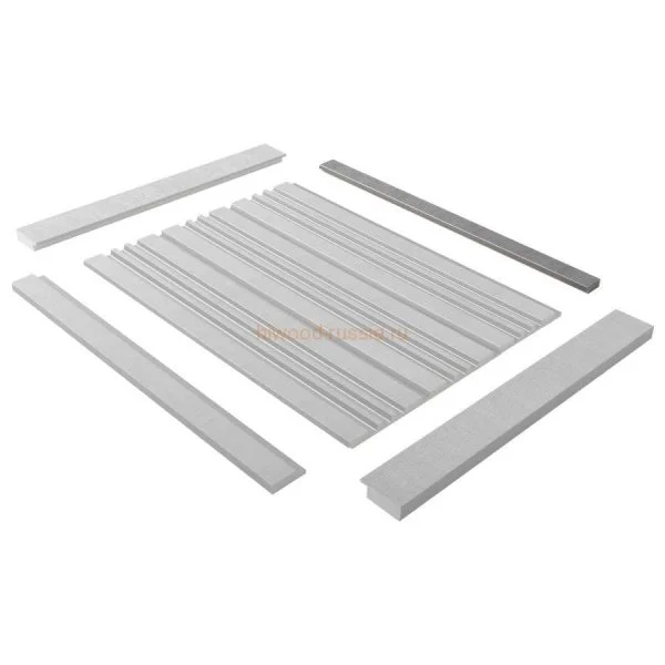 Финишный молдинг LF124B S339S левый декорированный (31х12х2700мм) в Омске