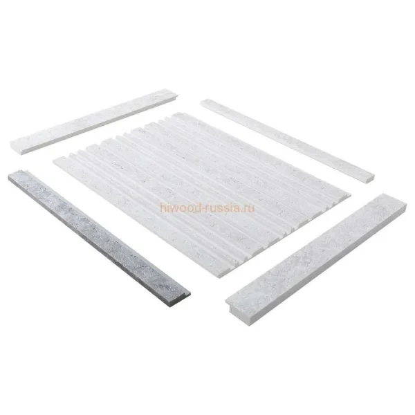 Финишный молдинг LF124A W50 правый декорированный (42х12х2700мм) в Омске