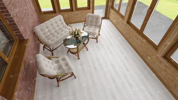 Каменно-полимерная плитка Alpine Floor Classic Дуб Выбеленный ECO 182-8, 4мм 43 класс в Омске