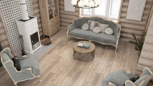 Каменно-полимерная плитка Alpine Floor Real Wood Дуб Натуральный ECO 2-5, 6 мм 43 класс в Омске