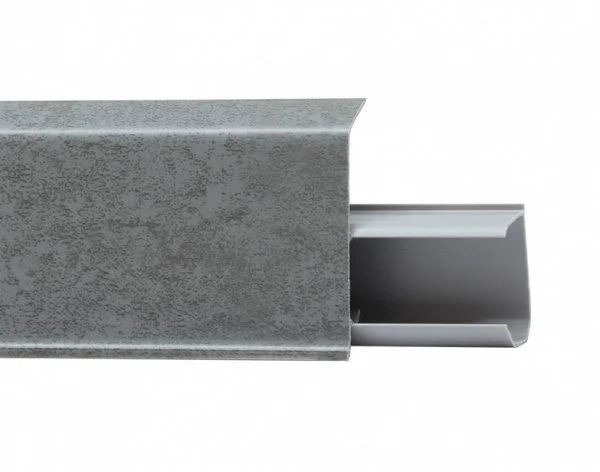 Пластиковый плинтус Royce №551 Грей (55х23х2200мм) в Омске