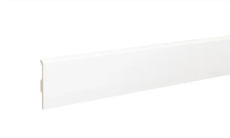 Плинтус дюрополимерный Bonkeel 01 Белый (80х14х2000 мм) в Омске