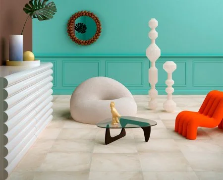 Керамогранит Coliseum Ривьера Уайт 60х60 (Натуральный и Реттифицированный) в Омске