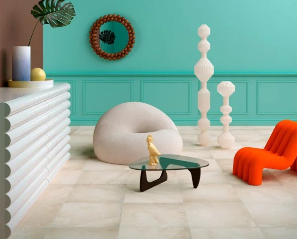 Керамогранит Coliseum Ривьера Уайт 60х60 (Натуральный и Реттифицированный) в Омске