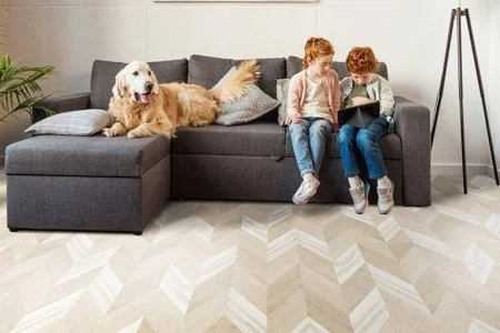 Пробковое покрытие CorkStyle Chevron Creme в Омске
