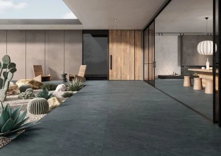 Керамогранит Vitra QuarStone Антрацит 60х60 (Натуральная и Реттифицированная) в Омске