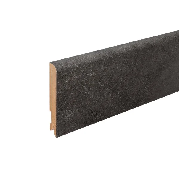 Плинтус MDF Bonkeel 24064 Бетон Лофт Графит (100х16х2400 мм) в Омске