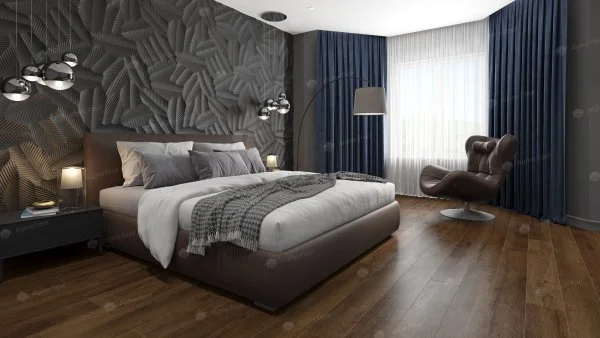 Кварц-виниловая плитка Alpine Floor Premium XL Дуб Шоколадный ЕСО 7-18, 8 мм. 43 класс в Омске