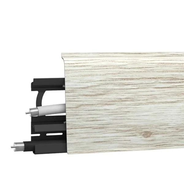 Плинтус пластиковый Arbiton INDO70 135 Дуб Платиновый 2,5 м в Омске