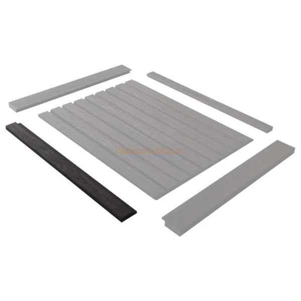 Финишный молдинг LF124A BR395 правый декорированный (42х12х2700мм) в Омске