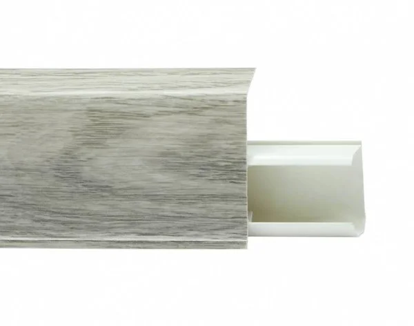 Пластиковый плинтус Royce №549 Дуб Альба (55х23х2200мм) в Омске