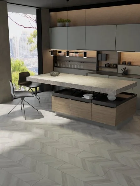 Ламинат Egger PRO 8/33 4V Large Дуб Кестинкорт Пепел левая EPL243F4CL в Омске