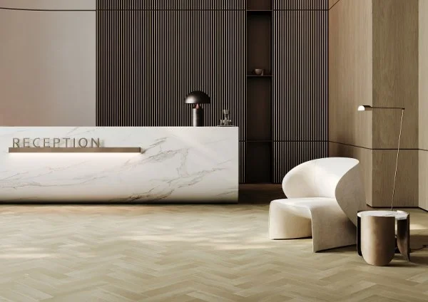 Кварц-виниловая плитка Fargo Herringbone 44-653-41 Дуб Атлантик в Омске