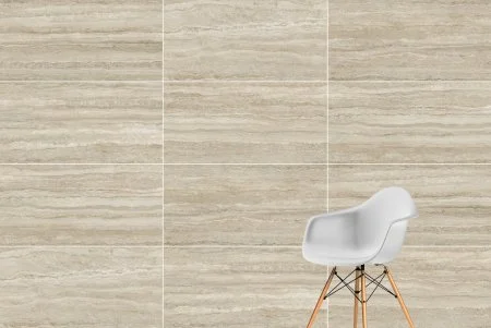 Керамогранит Vitra CityStone Травертин Линейный 60х120 (Натуральная и Реттифицированная) в Омске