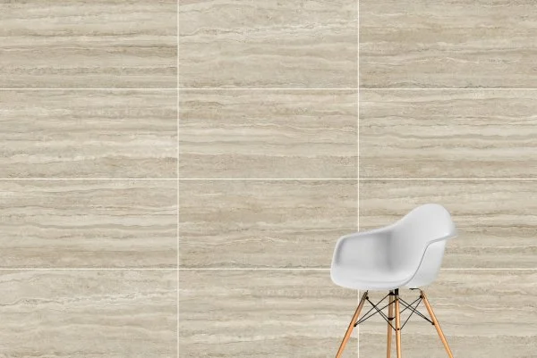 Керамогранит Vitra CityStone Травертин Линейный 60х120 (Натуральная и Реттифицированная) в Омске