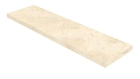 Керамогранит Coliseum Аурелия Уайт Ступень угловая правая (Натуральный, 33х120) в Омске