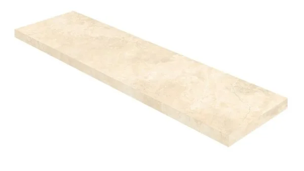 Керамогранит Coliseum Аурелия Уайт Ступень угловая правая (Натуральный, 33х120) в Омске