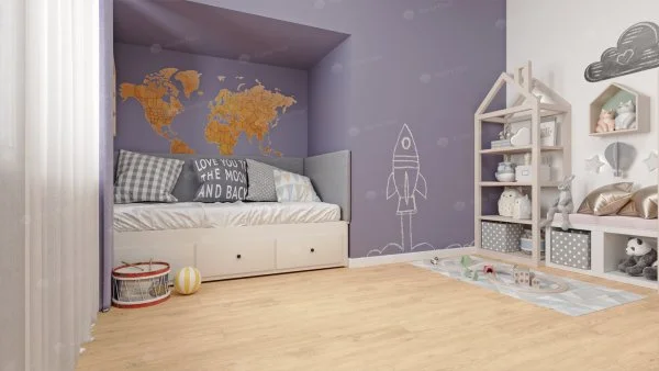 Каменно-полимерная плитка Alpine Floor Classic Light Дуб Ваниль Селект ECO 106-33 MC 3.5мм, 34 класс в Омске