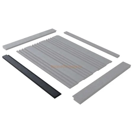 Финишный молдинг LF124A BK114K правый декорированный (42х12х2700мм) в Омске