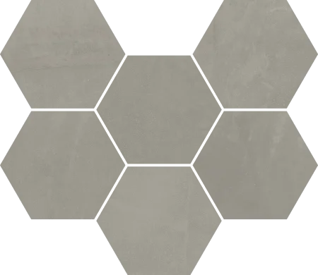 Керамогранит Italon Континуум Айрон Мозаика Гексагон (Натуральная 25х29) в Омске