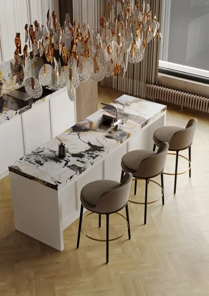 Кварц-виниловая плитка Fargo Herringbone 44-720-16 Дуб Копенгаген в Омске