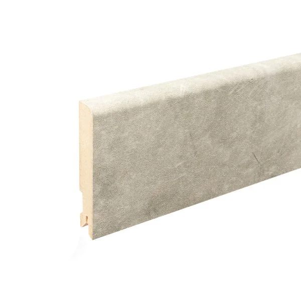 Плинтус MDF Bonkeel 24066 Бетон Лофт Светлый (80х16х2400 мм) в Омске
