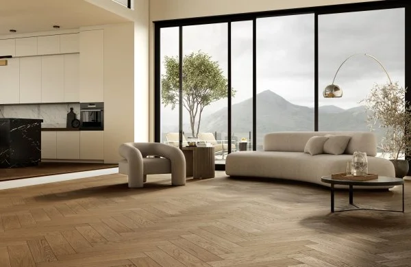 Паркетная доска Quartz Parquet Английская Ёлка Дуб Рустикальный 33-410 в Омске