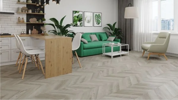 Кварц-виниловая плитка Alpine Floor Chevron Дуб Фантазия ECO 20-1 (2,5 мм. 43 класс) в Омске