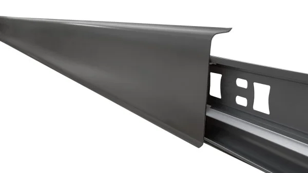 Плинтус пластиковый Arbiton INDO70 220 Чёрный матовый 2.5 м в Омске