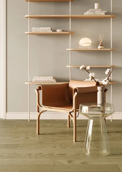 Паркетная доска Quartz Parquet Классик 5 мм Дуб Флэт Уайт 1258-55 в Омске