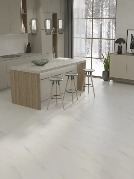 Ламинат Egger PRO 8/33 4V Large Aqua+ Мрамор Леванто белый EPL245 в Омске