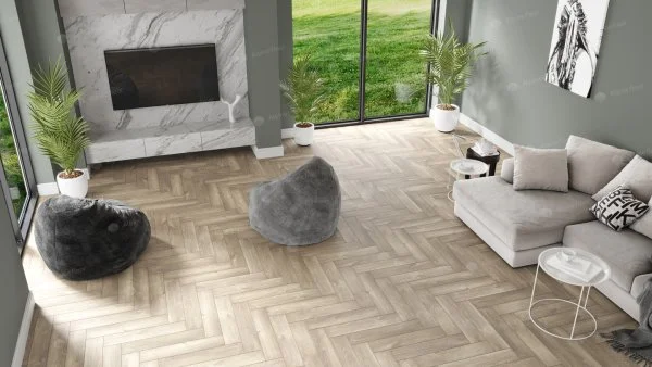 Кварц-виниловая плитка Alpine Floor Parquet Дуб Натуральный Отбеленный ЕСО 16-5 2.5 мм. 43 класс в Омске