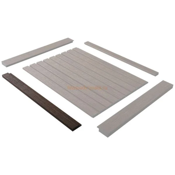 Финишный молдинг LF124A BR396 правый декорированный (42х12х2700мм) в Омске