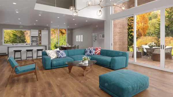 Кварц-виниловая плитка Alpine Floor Premium XL Дуб Насыщенный ЕСО 7-7, 8 мм. 43 класс в Омске